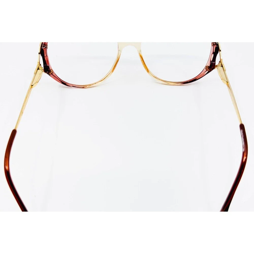 Gloria Vanderbilt Eyeglass Frames Womens Red Ombre Zyloware 746 54-16-140